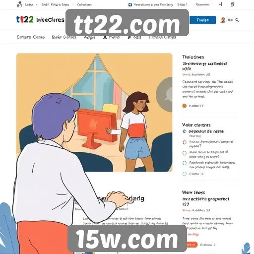 Recursos de comunidade no site tt22.com